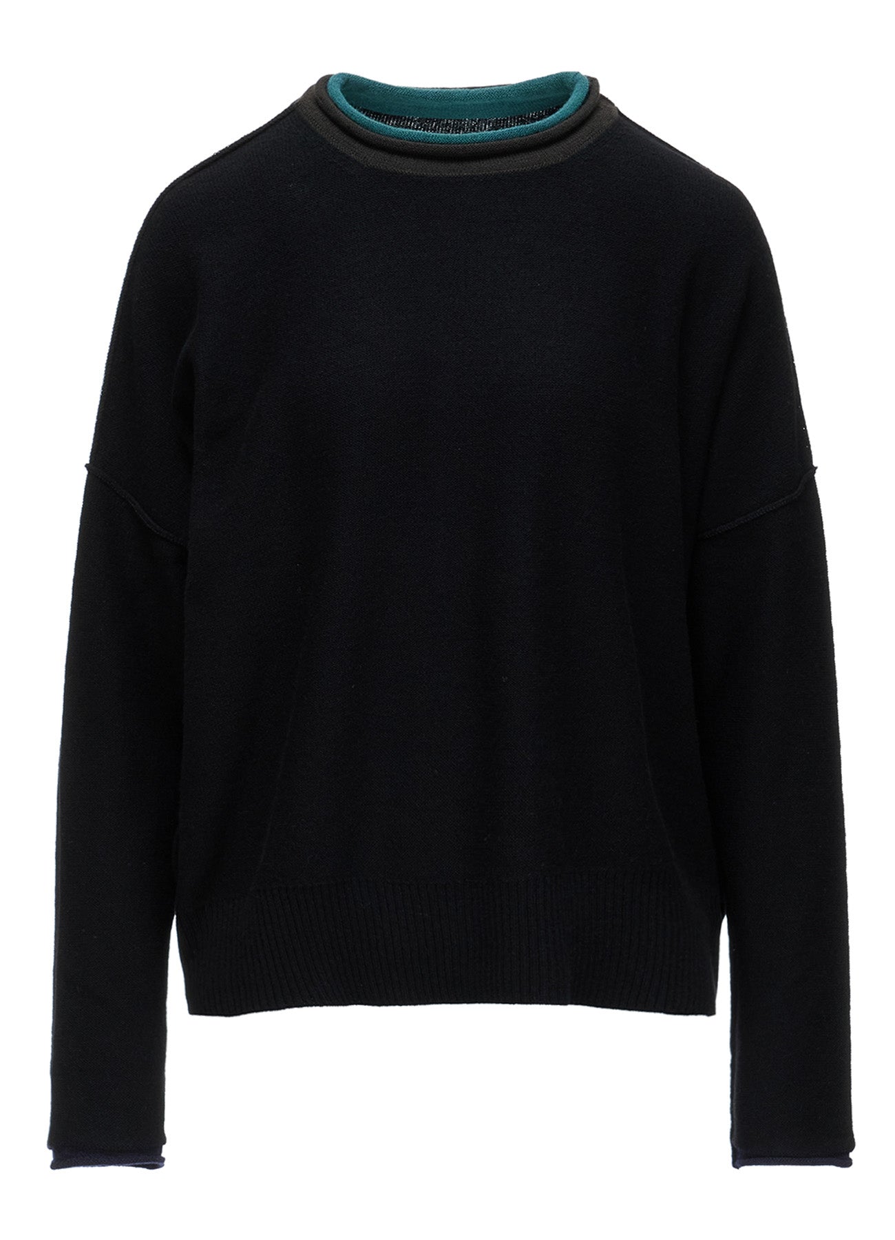 REVERSE JERSEY ROUND NECK BIG PULLOVER – THE SHOP YOHJI YAMAMOTO