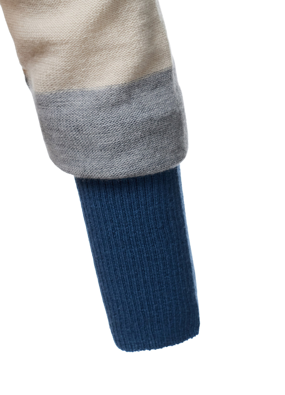 REVERSE JERSEY DRAPE SLEEVE CARDIGAN