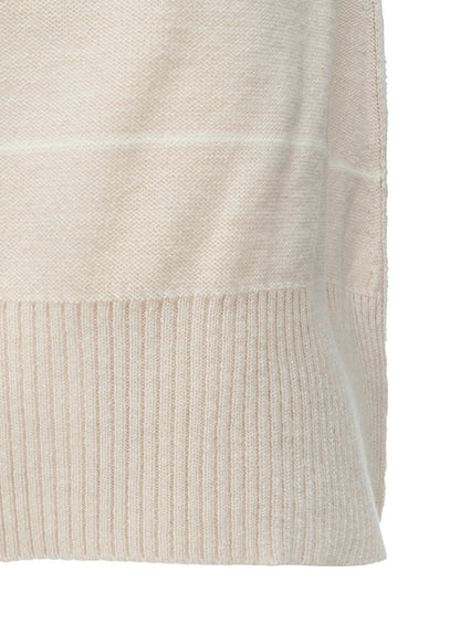 REVERSE JERSEY DRAPE SLEEVE CARDIGAN