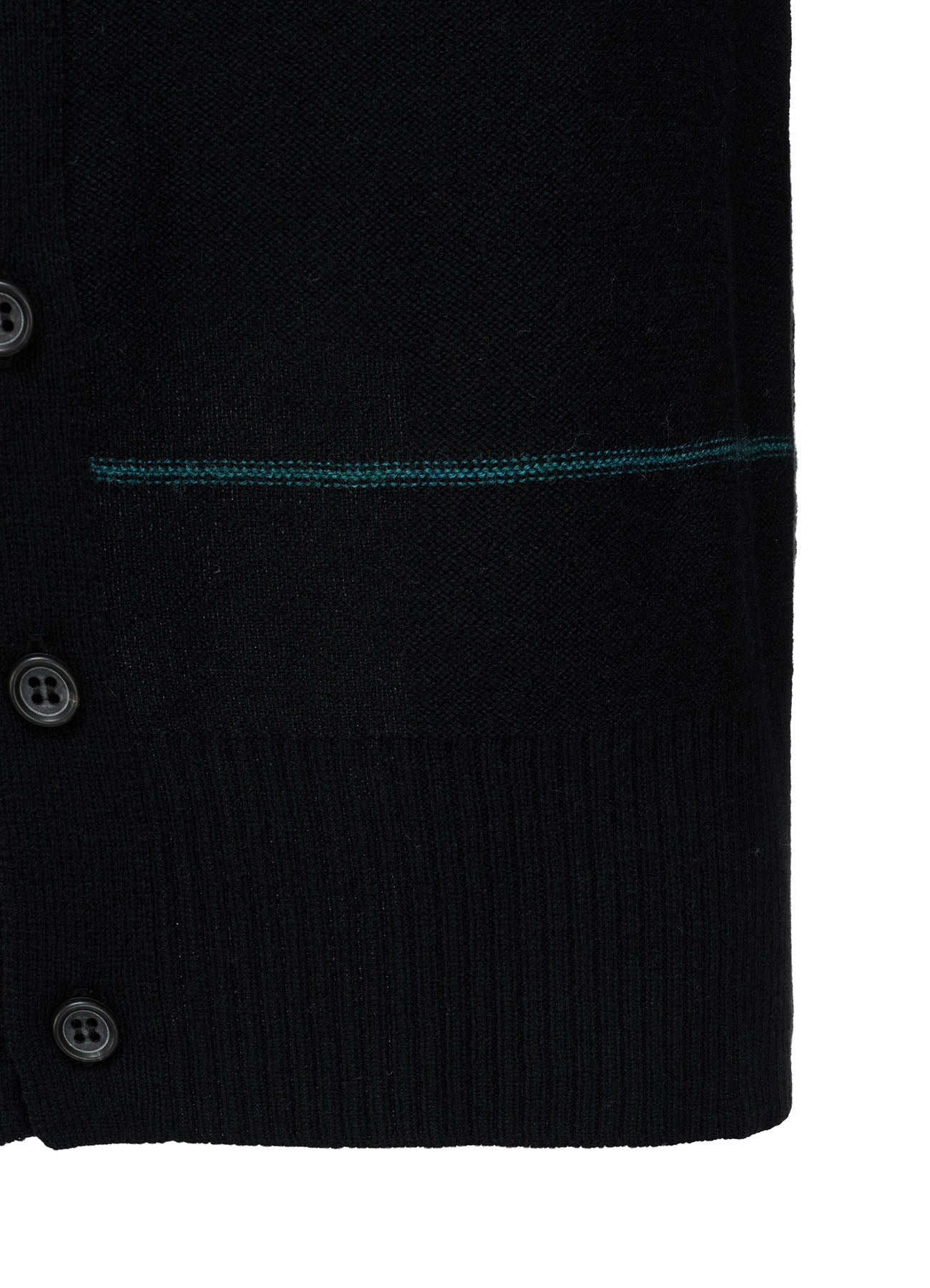 REVERSE JERSEY DRAPE SLEEVE CARDIGAN