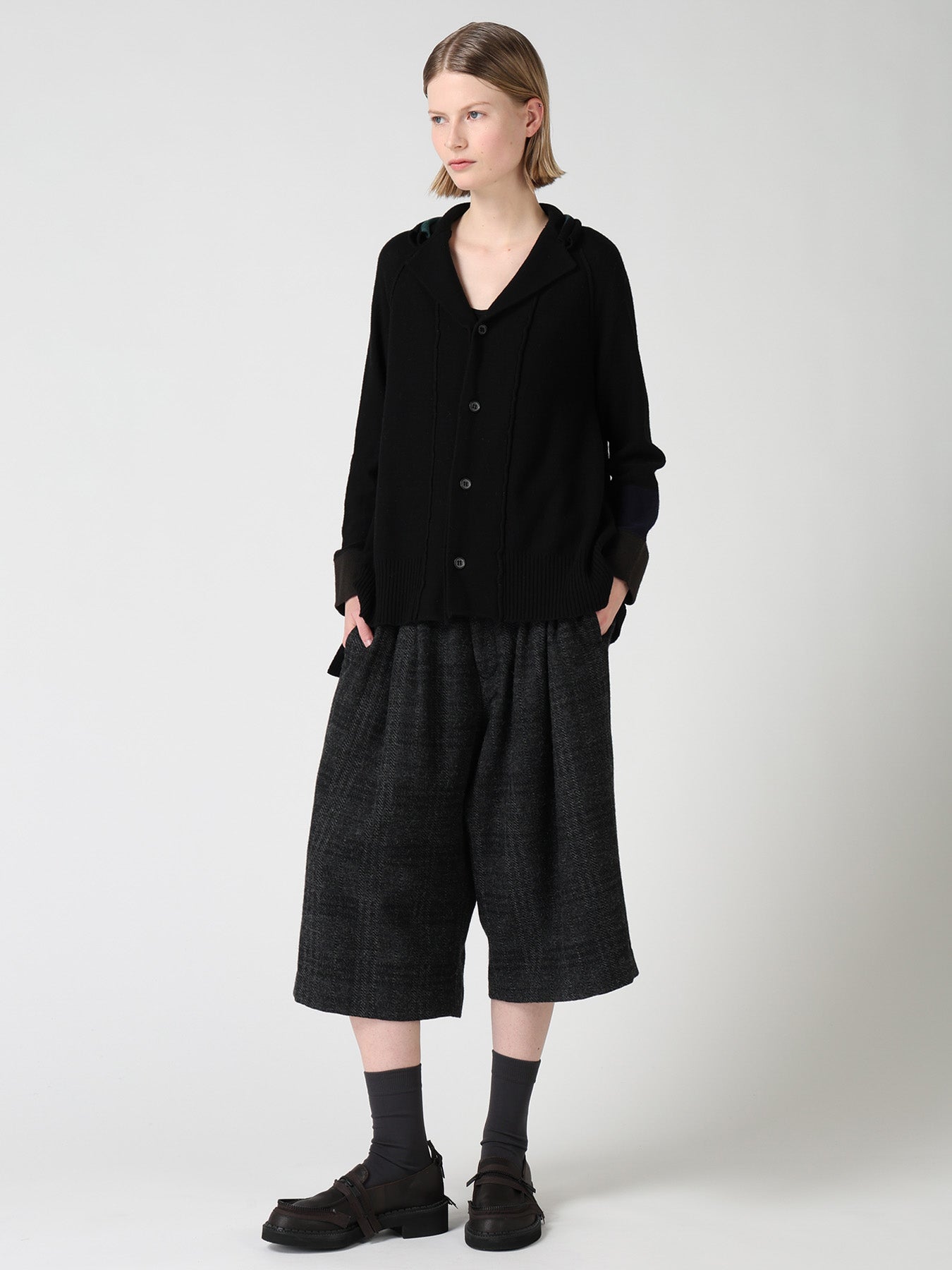 REVERSE JERSEY SIDE DRAPE JACKET – THE SHOP YOHJI YAMAMOTO