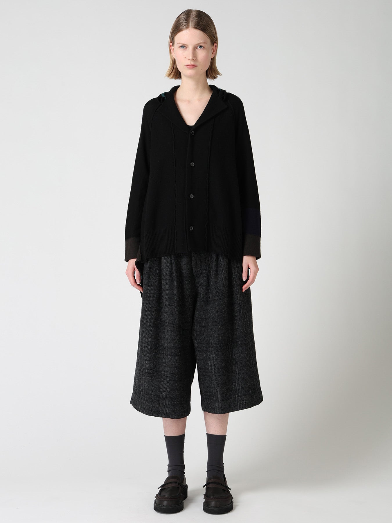 REVERSE JERSEY SIDE DRAPE JACKET – THE SHOP YOHJI YAMAMOTO