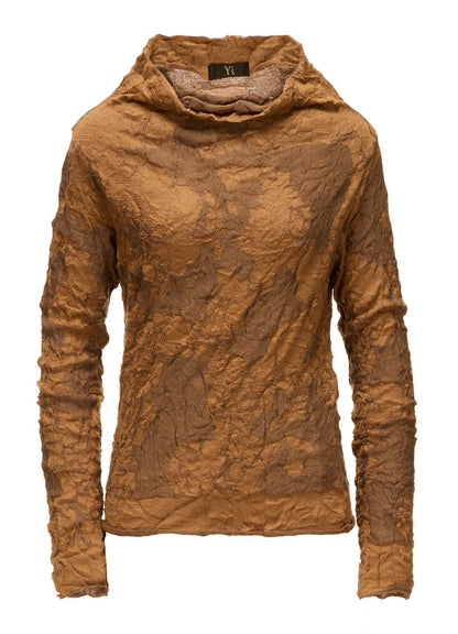 CRACKED PATTERN LINKS OFF NECK PULLOVER