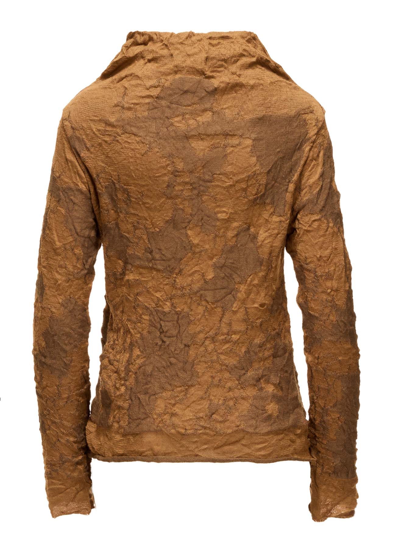 CRACKED PATTERN LINKS OFF NECK PULLOVER – THE SHOP YOHJI YAMAMOTO