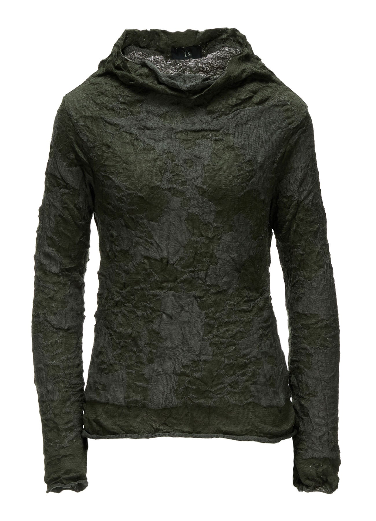 CRACKED PATTERN LINKS OFF NECK PULLOVER – THE SHOP YOHJI YAMAMOTO