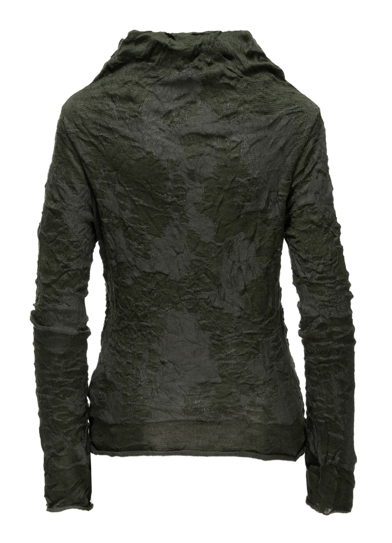 CRACKED PATTERN LINKS OFF NECK PULLOVER
