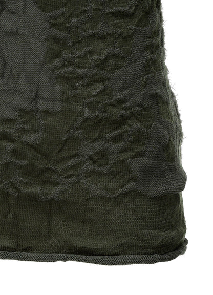 CRACKED PATTERN LINKS OFF NECK PULLOVER