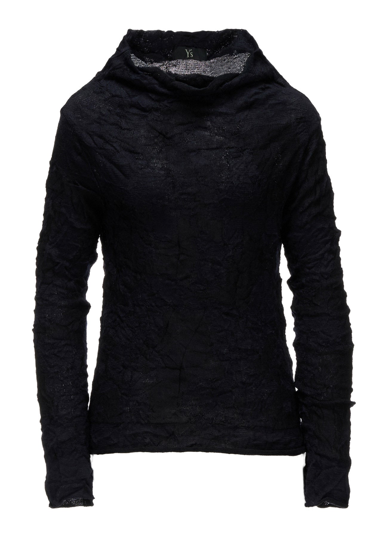 CRACKED PATTERN LINKS OFF NECK PULLOVER