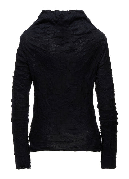 CRACKED PATTERN LINKS OFF NECK PULLOVER
