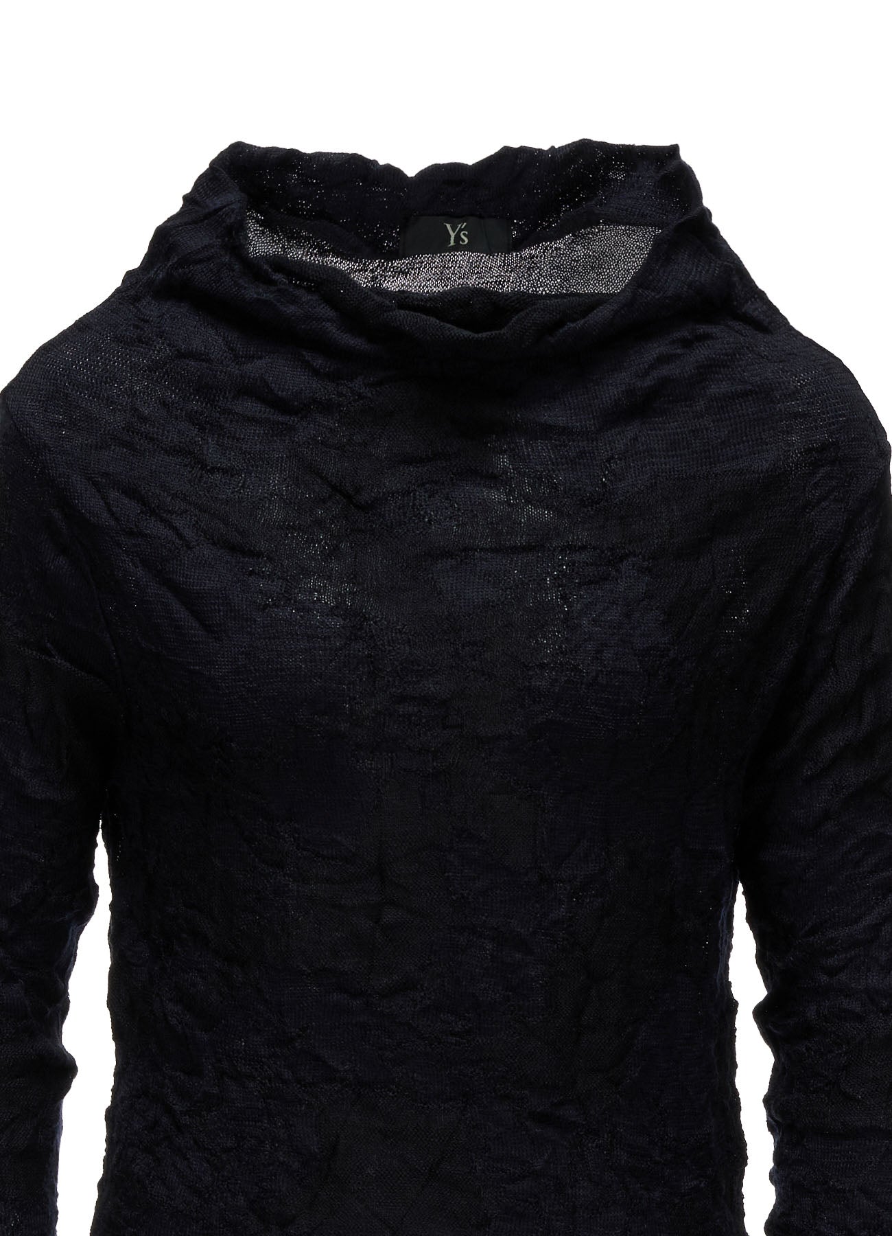 CRACKED PATTERN LINKS OFF NECK PULLOVER