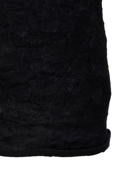 CRACKED PATTERN LINKS OFF NECK PULLOVER