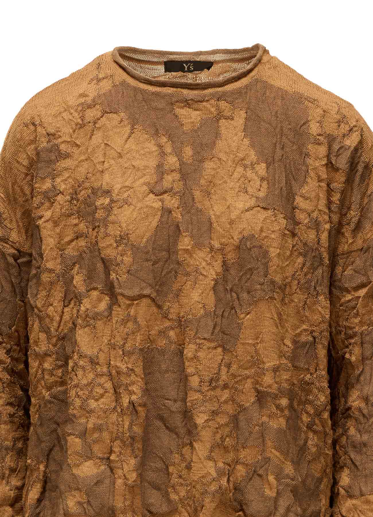 CRACKED PATTERN LINKS BIG PULLOVER – THE SHOP YOHJI YAMAMOTO