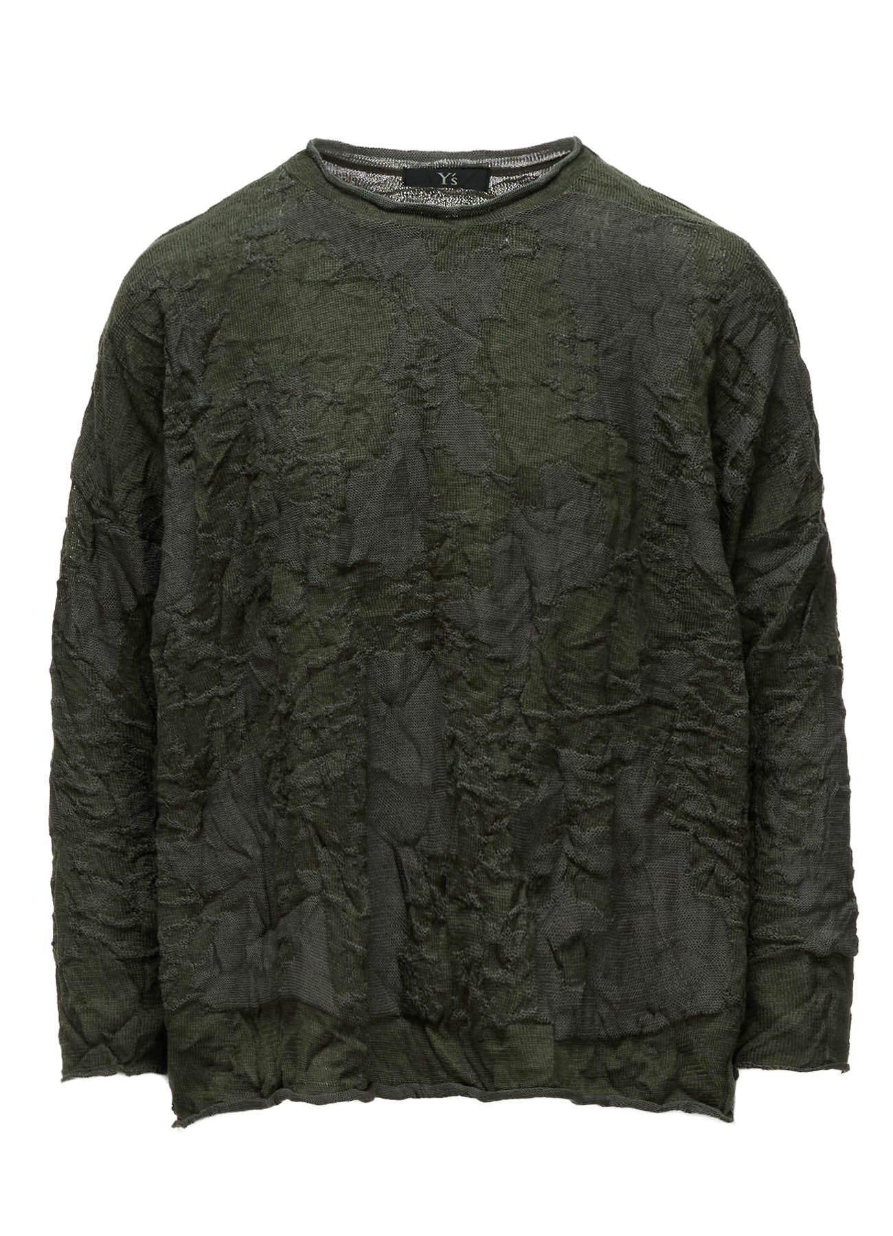 CRACKED PATTERN LINKS BIG PULLOVER – THE SHOP YOHJI YAMAMOTO