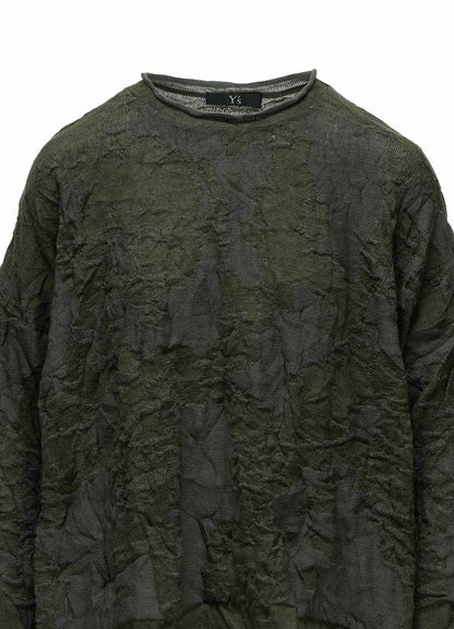 CRACKED PATTERN LINKS BIG PULLOVER