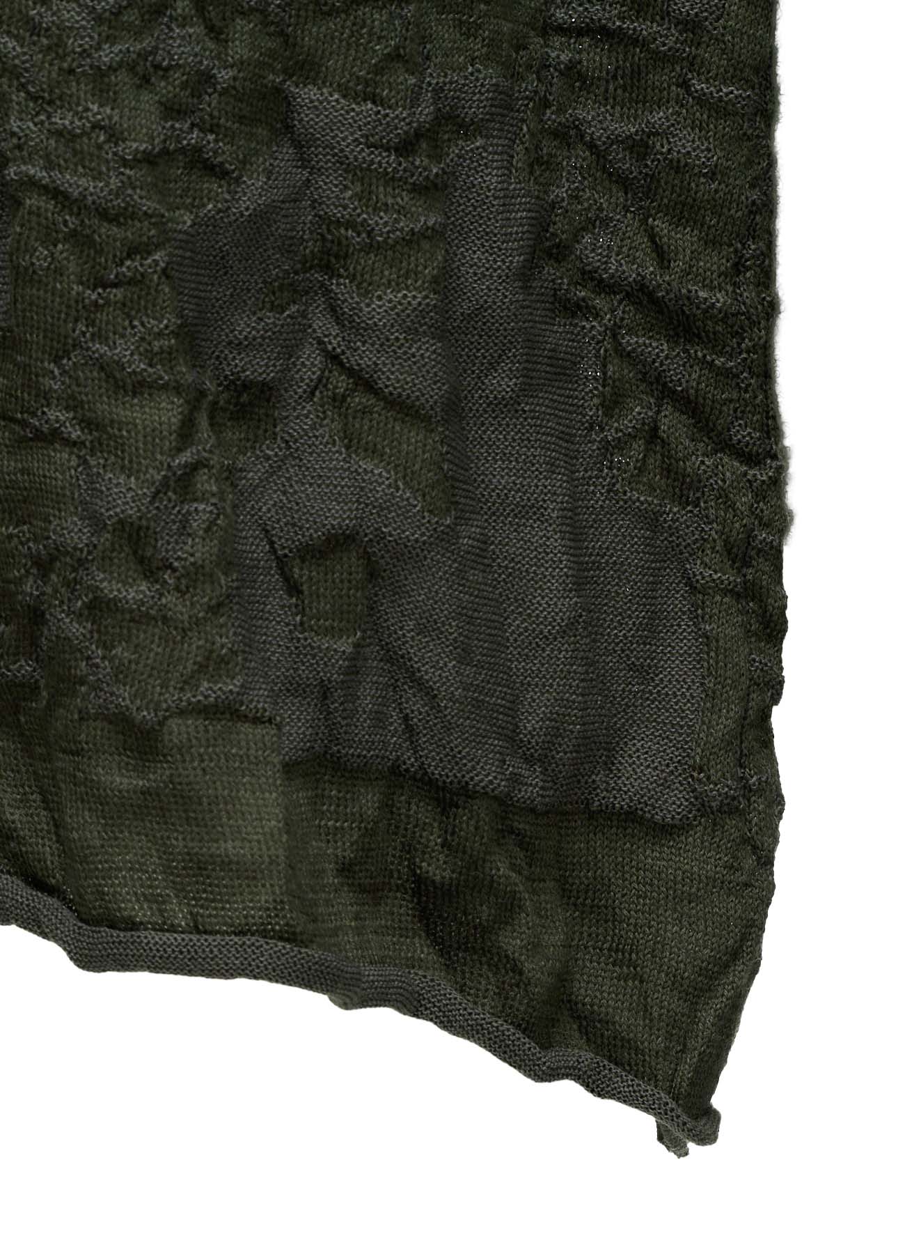 CRACKED PATTERN LINKS BIG PULLOVER – THE SHOP YOHJI YAMAMOTO