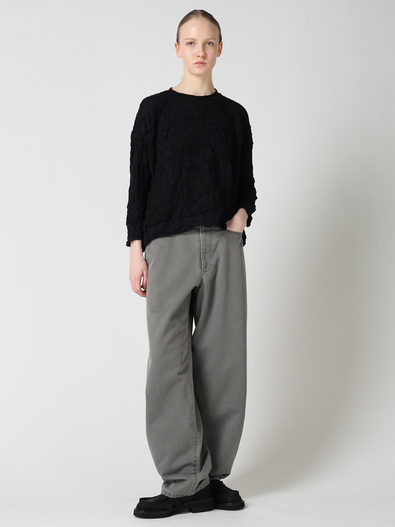 CRACKED PATTERN LINKS BIG PULLOVER