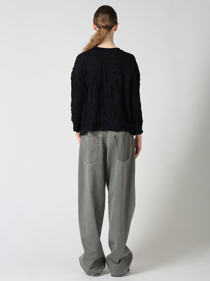 CRACKED PATTERN LINKS BIG PULLOVER