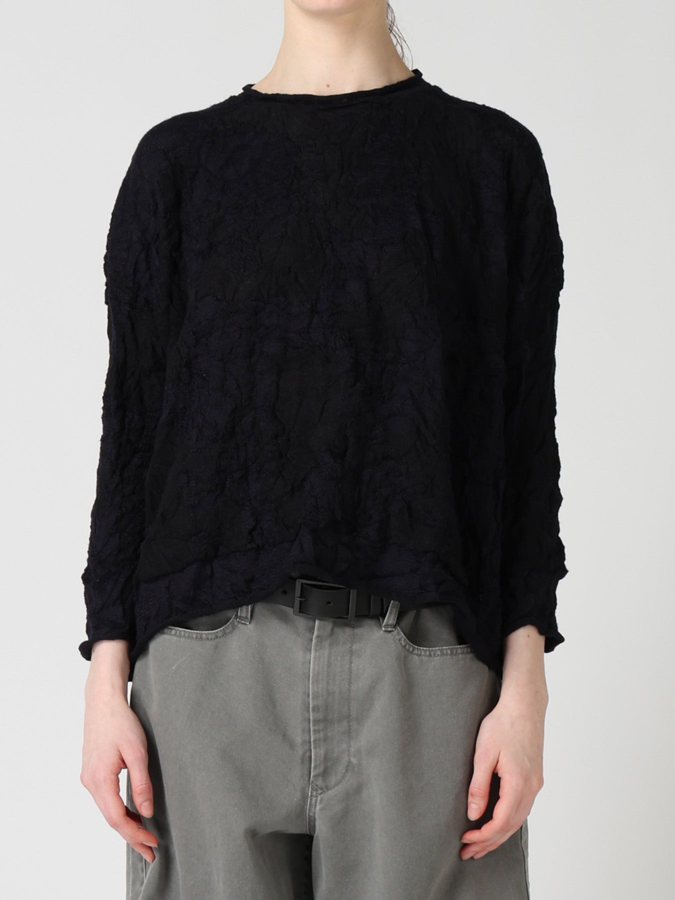 CRACKED PATTERN LINKS BIG PULLOVER