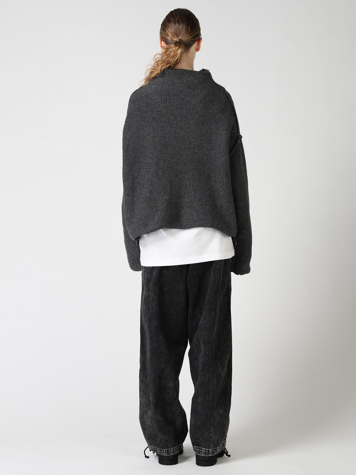 Y's LOGO KNIT PULLOVER