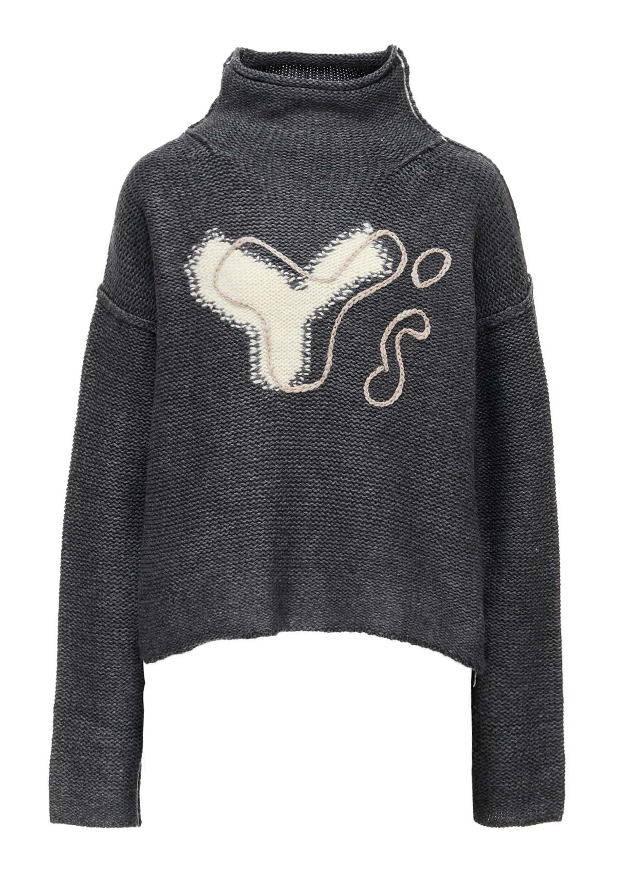 Y's LOGO KNIT PULLOVER – THE SHOP YOHJI YAMAMOTO