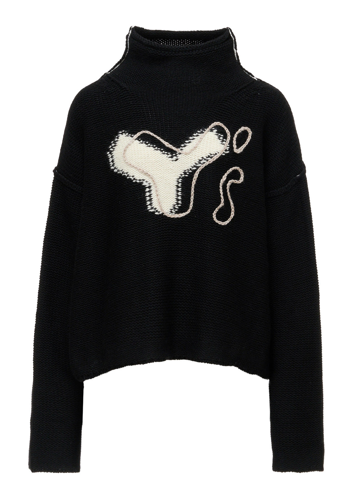 Y's LOGO KNIT PULLOVER