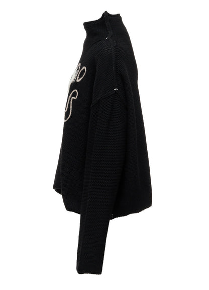 Y's LOGO KNIT PULLOVER