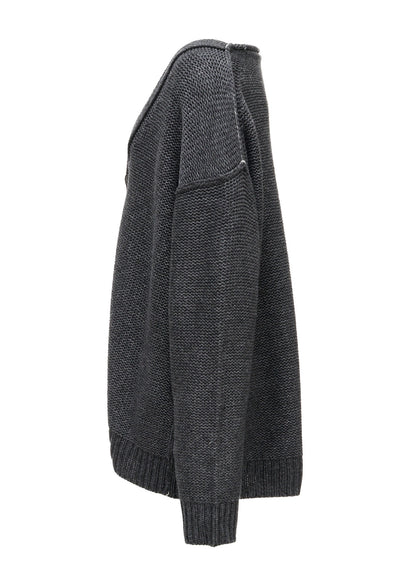 Y's LOGO KNIT CARDIGAN