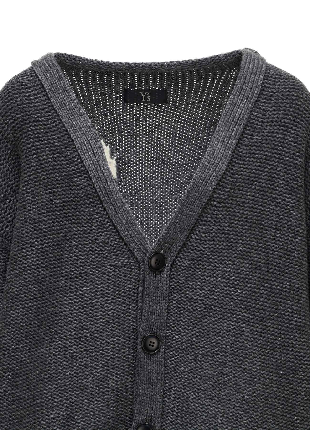 Y's LOGO KNIT CARDIGAN – THE SHOP YOHJI YAMAMOTO