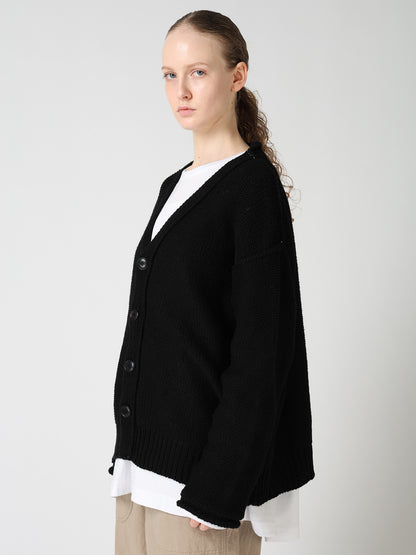Y's LOGO KNIT CARDIGAN