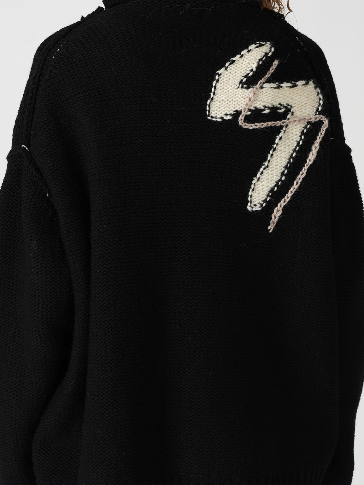 Y's LOGO KNIT CARDIGAN