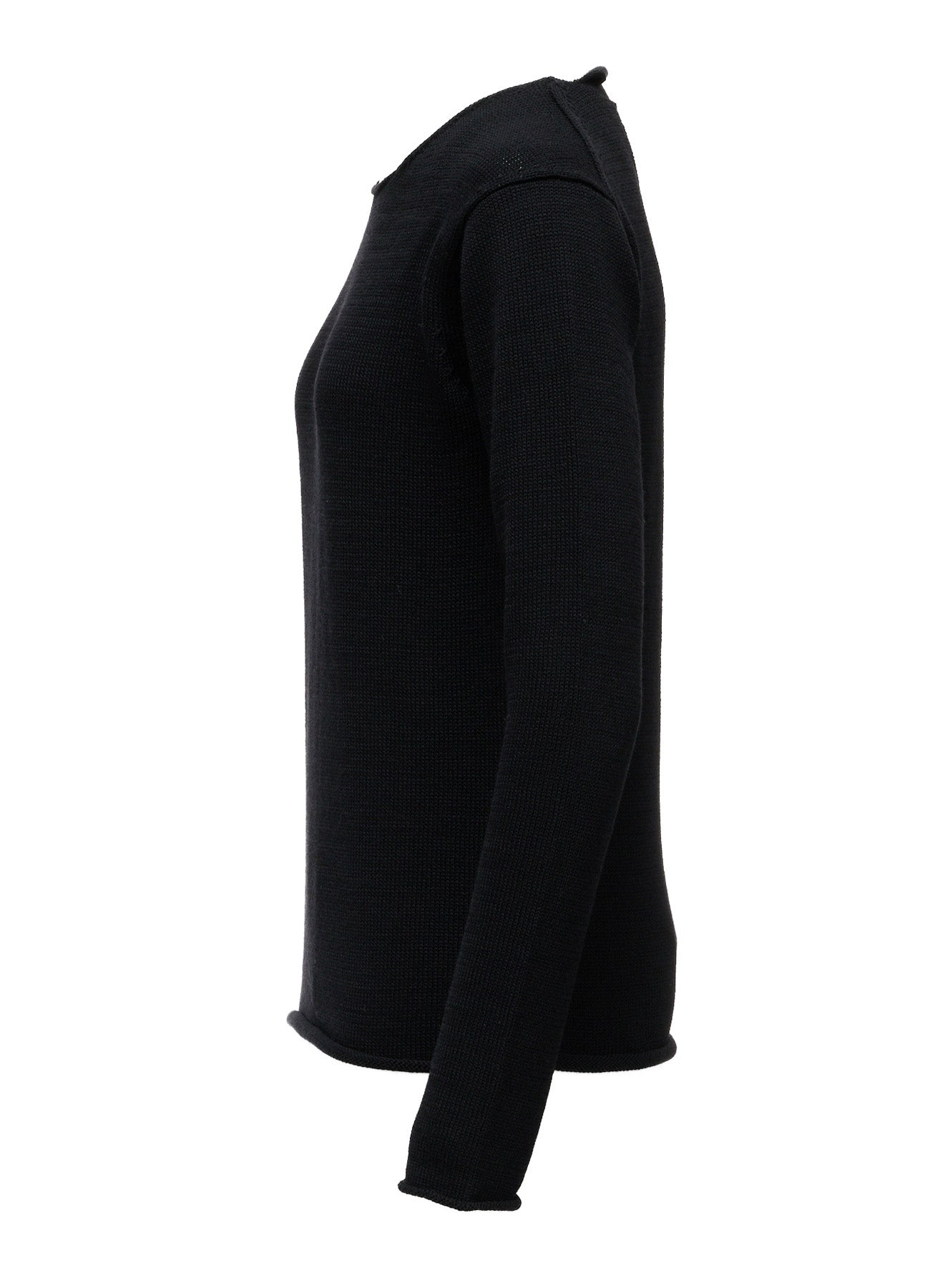 WOOL JERSEY LACE PULLOVER
