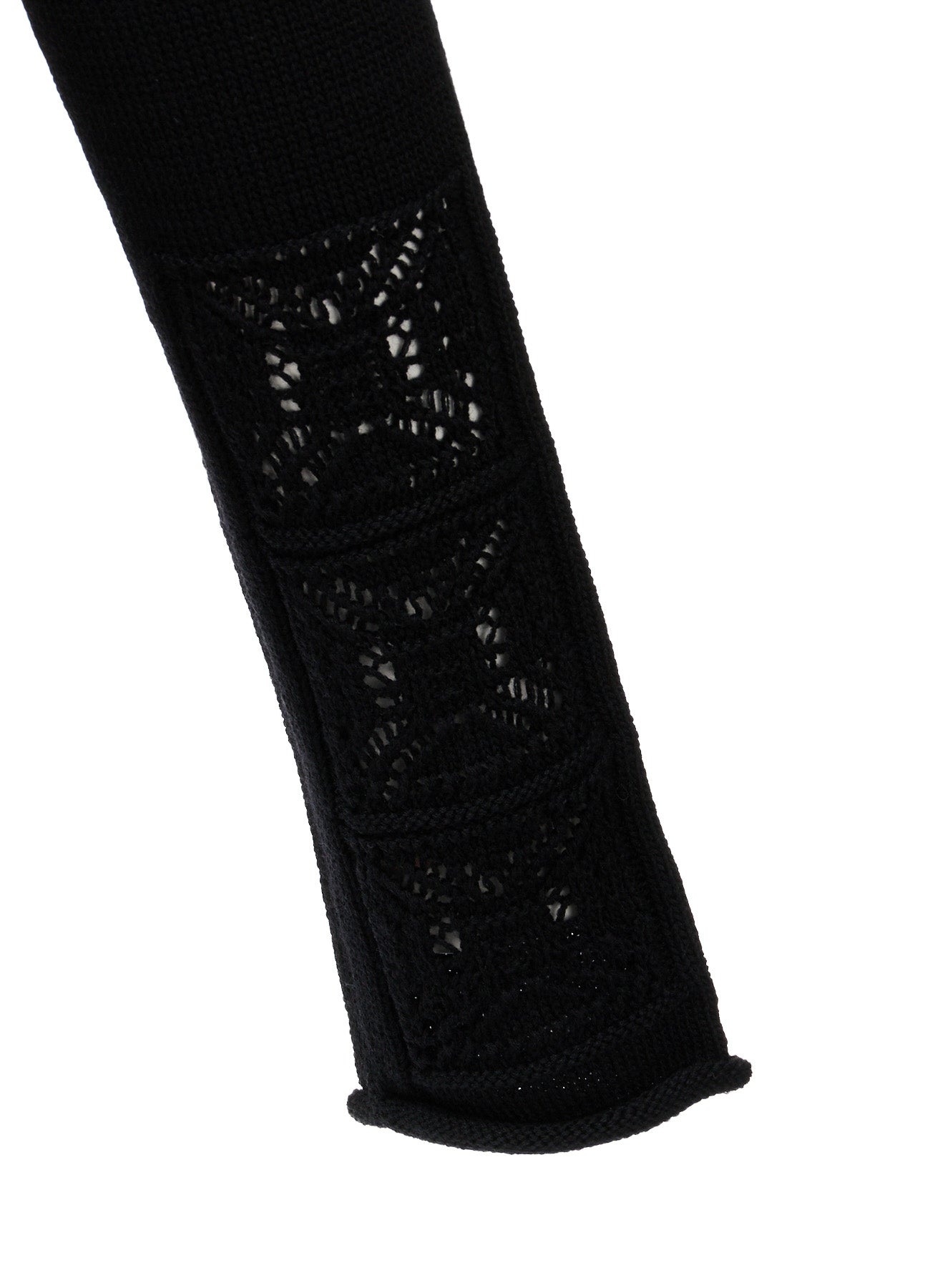 WOOL JERSEY LACE PULLOVER – THE SHOP YOHJI YAMAMOTO WOOL JERSEY LACE PULLOVER – THE SHOP YOHJI YAMAMOTO