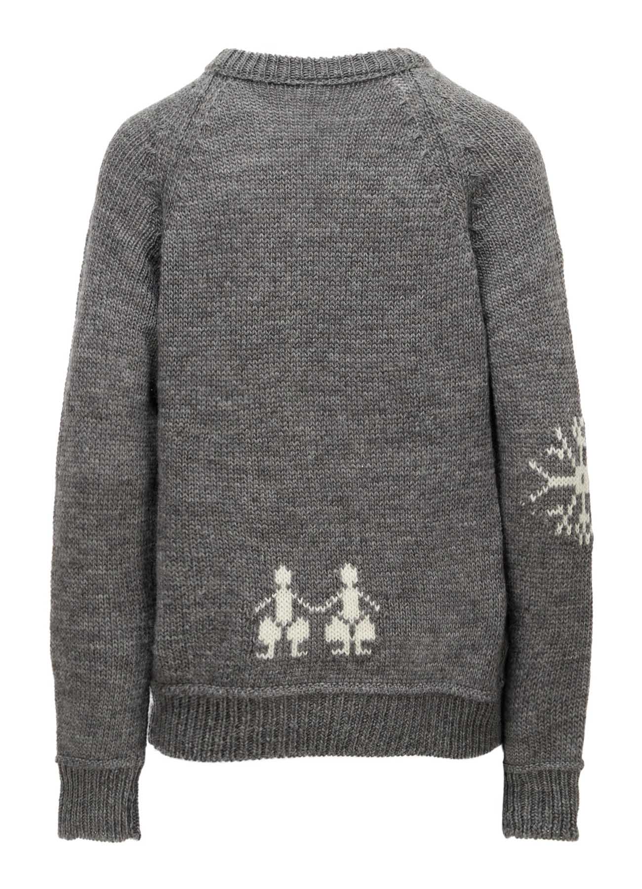 WOOL JERSEY INTARSIA PULLOVER – THE SHOP YOHJI YAMAMOTO