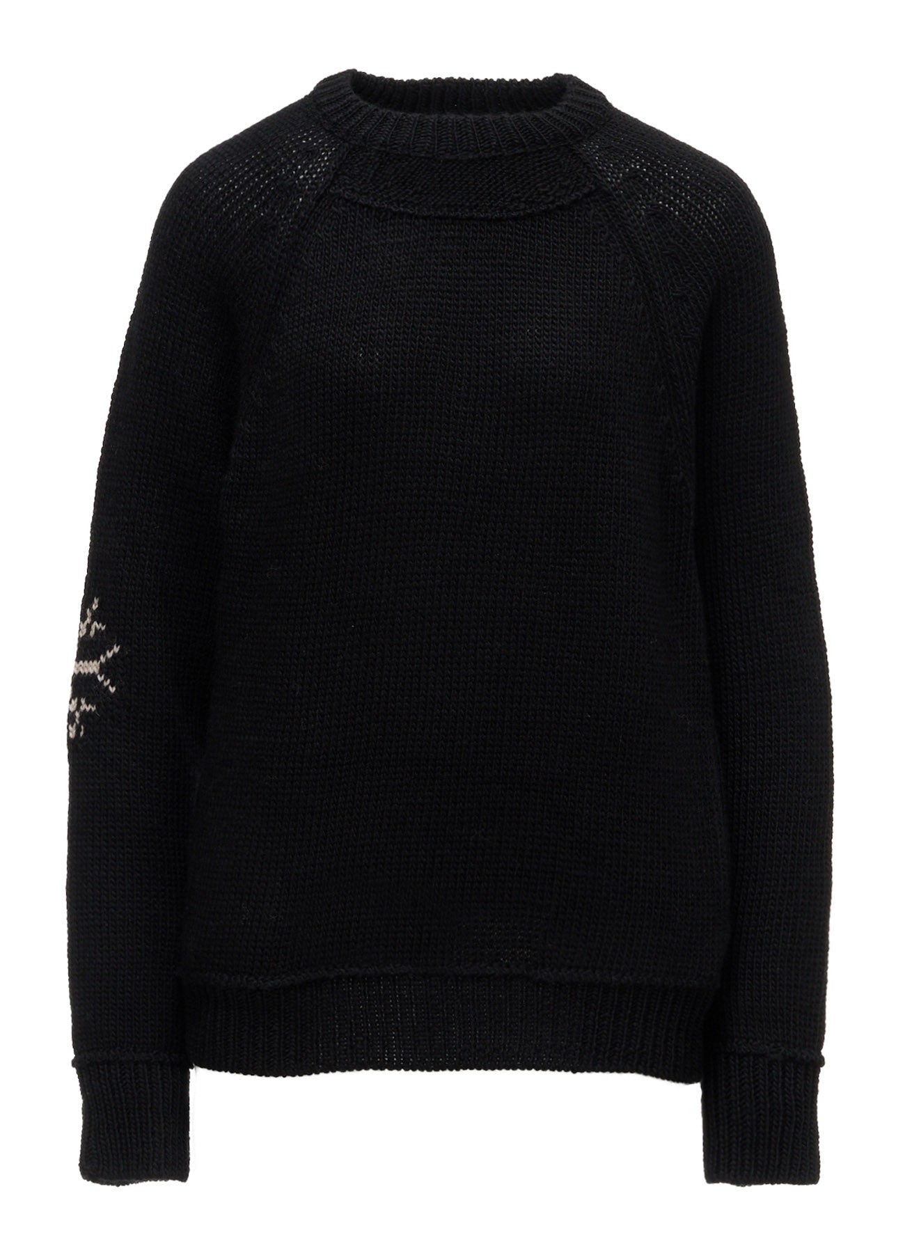 WOOL JERSEY INTARSIA PULLOVER – THE SHOP YOHJI YAMAMOTO