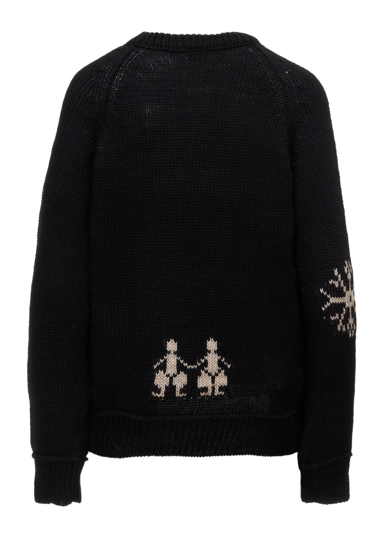 WOOL JERSEY INTARSIA PULLOVER – THE SHOP YOHJI YAMAMOTO