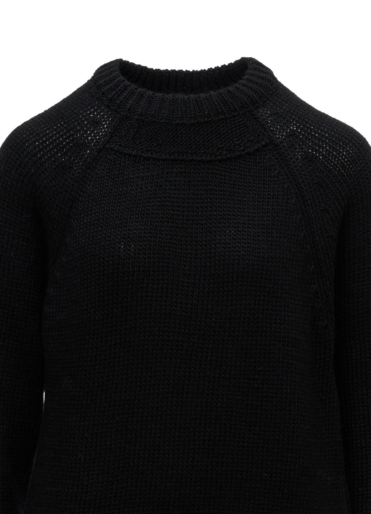 WOOL JERSEY INTARSIA PULLOVER – THE SHOP YOHJI YAMAMOTO