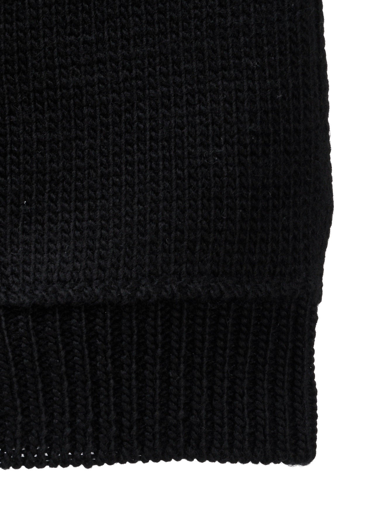 WOOL JERSEY INTARSIA PULLOVER – THE SHOP YOHJI YAMAMOTO