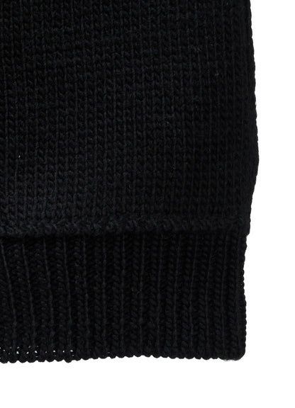 WOOL JERSEY INTARSIA PULLOVER