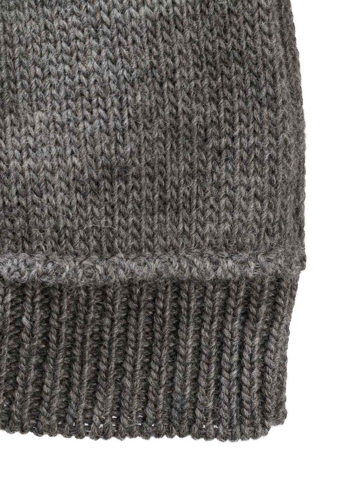 WOOL JERSEY INTARSIA HOODIE