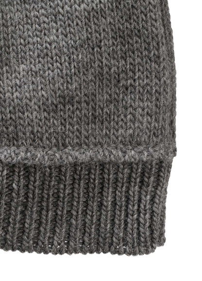WOOL JERSEY INTARSIA HOODIE