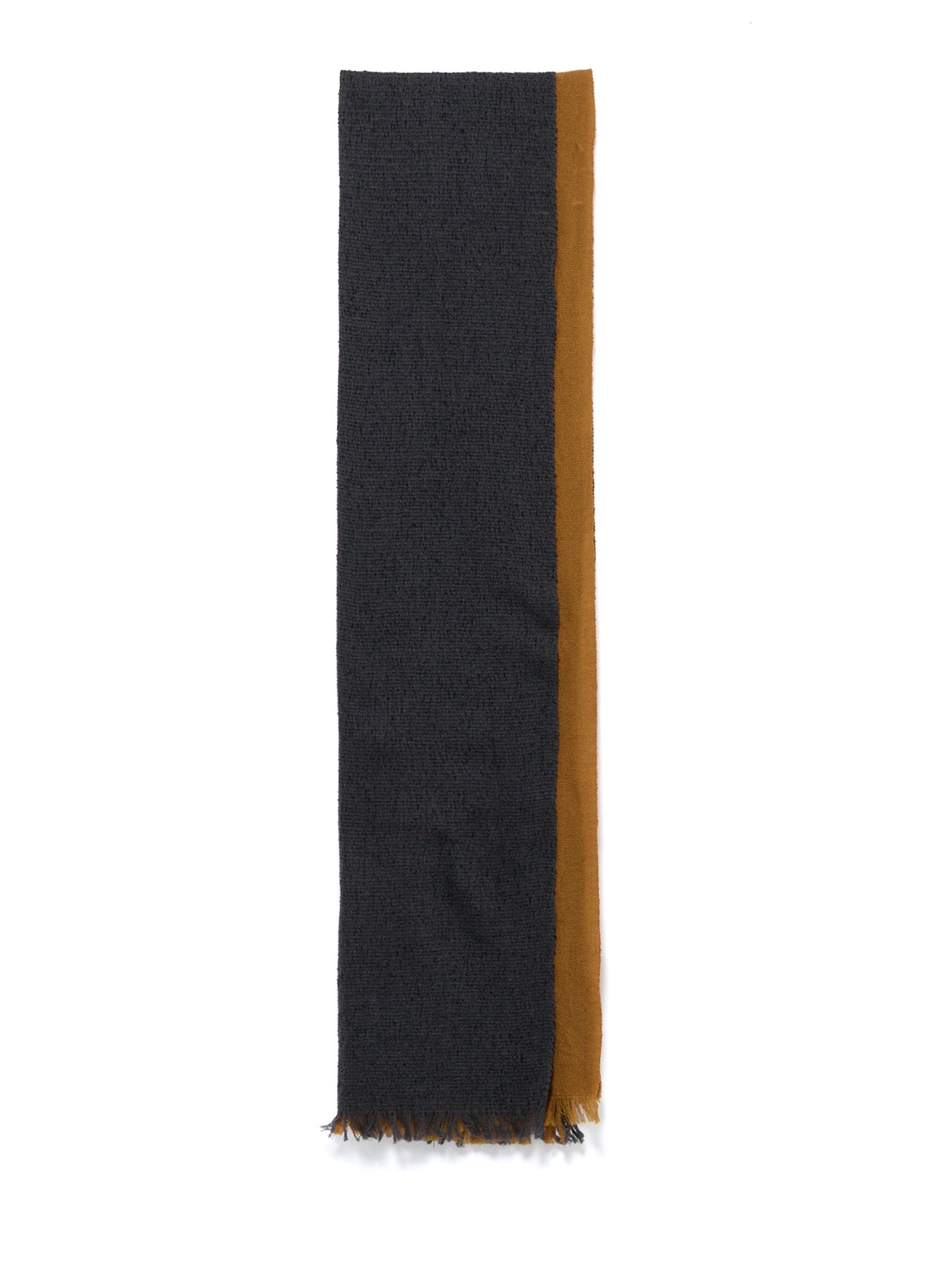 WOOL PLAIN WEAVE DOUBLE LAYER SCARF