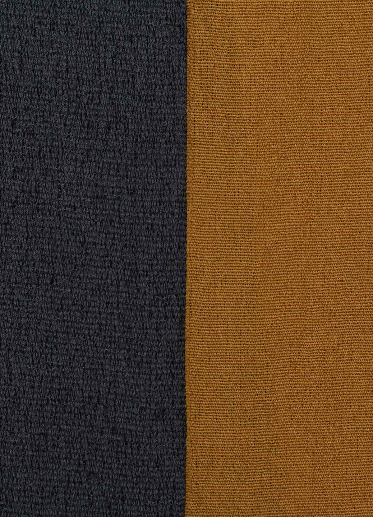 WOOL PLAIN WEAVE DOUBLE LAYER SCARF