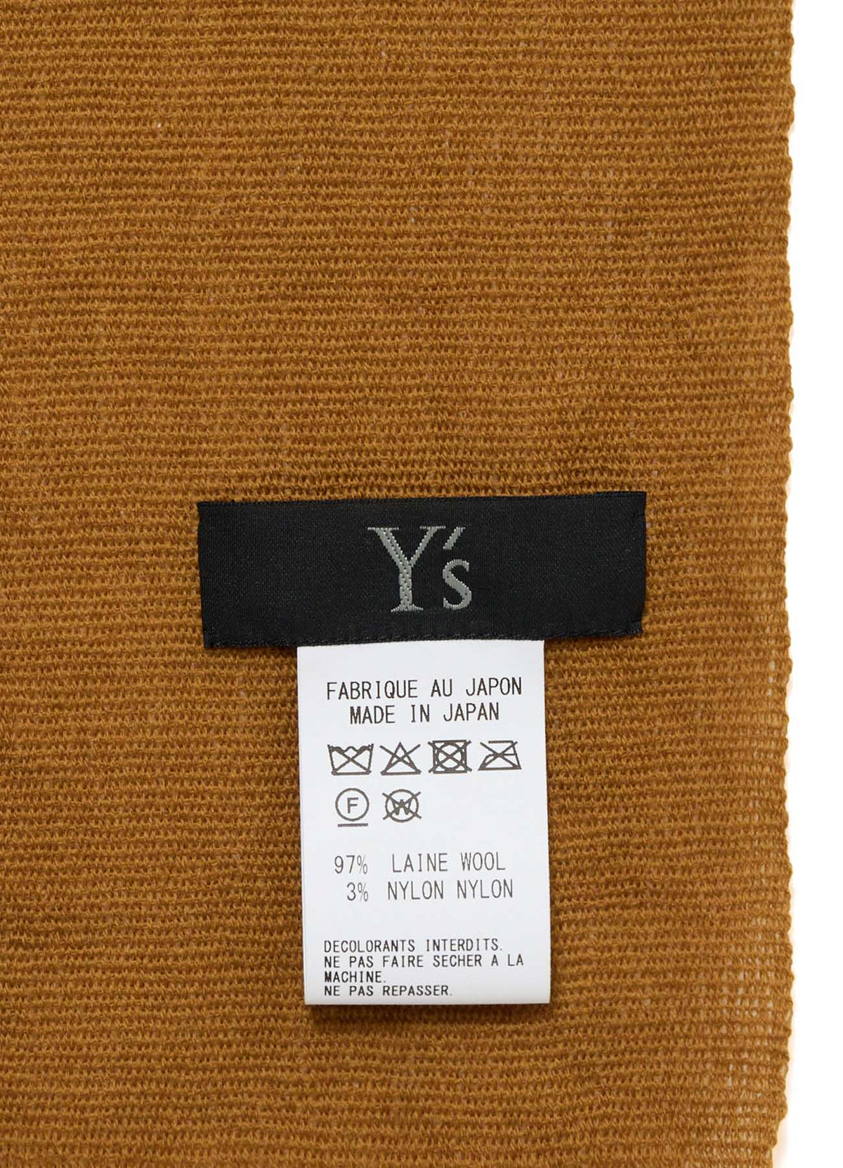WOOL PLAIN WEAVE DOUBLE LAYER SCARF