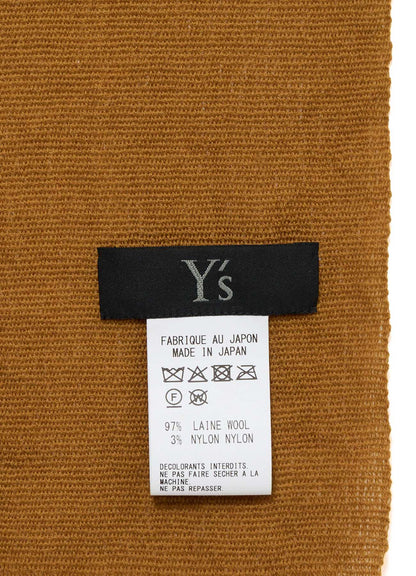 WOOL PLAIN WEAVE DOUBLE LAYER SCARF