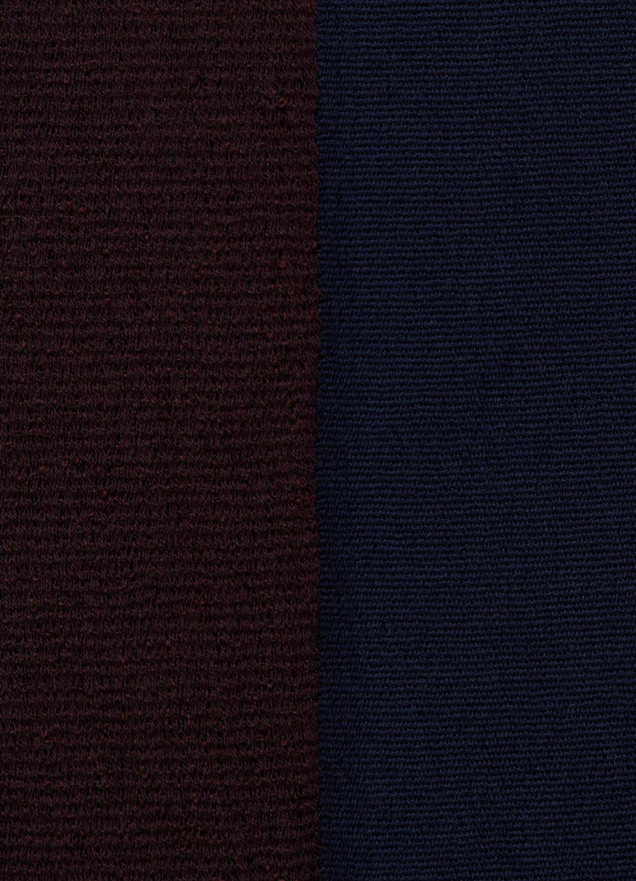 WOOL PLAIN WEAVE DOUBLE LAYER SCARF
