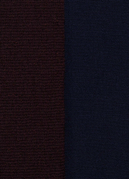 WOOL PLAIN WEAVE DOUBLE LAYER SCARF