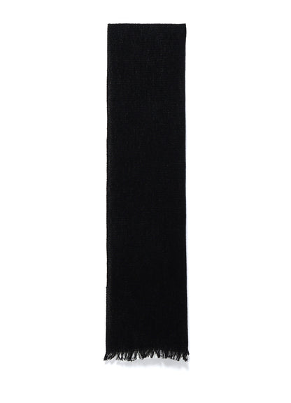 WOOL PLAIN WEAVE DOUBLE LAYER SCARF