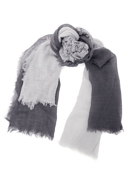 WOOL PLAIN-WEAVE CROSS STOLE