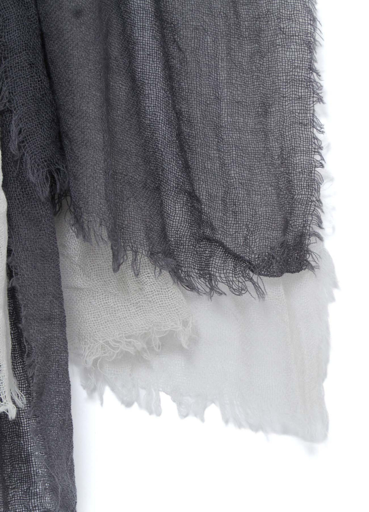 WOOL PLAIN-WEAVE CROSS STOLE