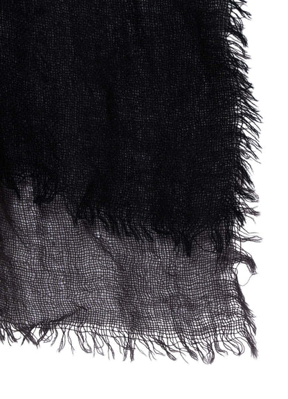WOOL PLAIN-WEAVE CROSS STOLE